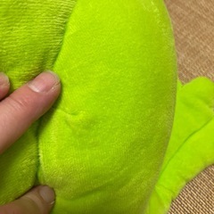 ぴょこんとアマガエル　大きなぬいぐるみの画像