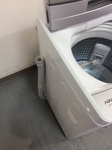 (11/3受渡済)JT9695【AQUA/アクア 4.5㎏洗濯機】美品 2023年製 AQW-S4P 家電 洗濯 簡易乾燥付
