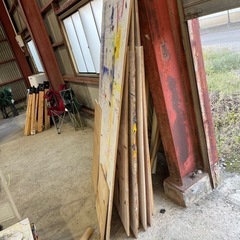 コンパネ　角材　※解体できる方かつまとめて引き取れる方限定　の画像