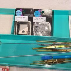 裁縫道具　針　糸　ボタンの画像