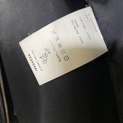 UNITED TOKYO 黒 レザー ダブルライダースジャケットの画像