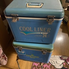 クーラーボックス　24L 2台　まとめ　ブルー　水色　