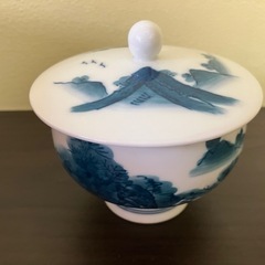 茶櫃＋蓋付き茶碗8客の画像
