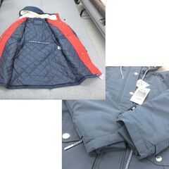 未使用タグ付き トミーヒルフィガー レディース ロングコート XSサイズ ネイビー系 TOMMY HILFIGER 札幌市 北区 屯田店 の画像