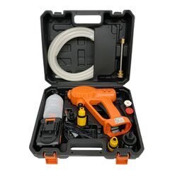 24C690_ジ2【美品】グループストア 充電式コードレス3Way高圧洗浄機 04150 清掃 掃除 メンテナンス 現状品 中古の画像