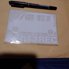 ドラレコステッカーの画像