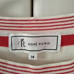 Mサイズ　Rope Picnic　オレンジボーダーニットの画像