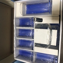 ガラスコップ、氷容器
