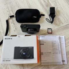SONY DSC-WX500 デジタルカメラと三脚