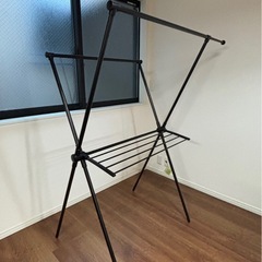 室内物干しの画像