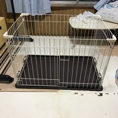 中古 小型犬、子犬用マルカン製ペットゲージ（ドッグフレンドルーム）