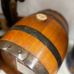 インテリア ワイン 樽 750mlの画像