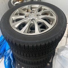 タント 良品 155/65R14 2024年バリ山スタッドレス 85%-90%山