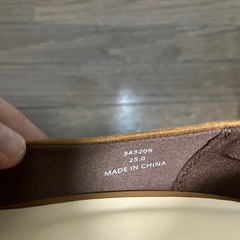 茶色パンプス25.0の画像