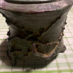 香炉　高岡銅器　蝉型の画像