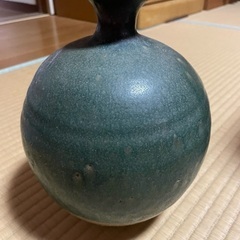 美品 壺 花器 上野焼 高さ25幅18の画像