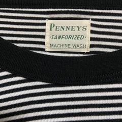 ペニーズPENNEYS 長袖ボーダーTシャツカットソートップス XLの画像