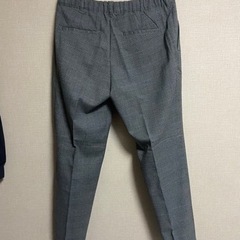 Nylaus アンクル テーパード イージーパンツ グレンチェック の画像