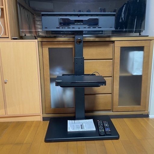 テレビスタンド 壁寄せ ハイタイプ テレビ台 TVスタンド 32~65インチ対応