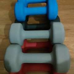 ダンベル（10kg×2, 8kg×2, 5kg×2, 4kg×2）の画像
