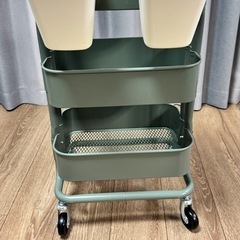 IKEA キッチンワゴン　ロースコグ　カップ付き！ 