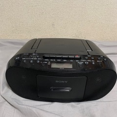 SONY CDカセットラジオプレイヤー