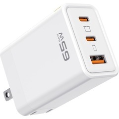 65W PD USB充電器 GaN USB-C×2 & USB ...