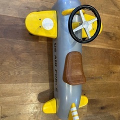 【希少】乗用玩具　飛行機　インテリアにもの画像