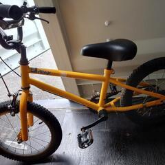 16インチ自転車　イエロー