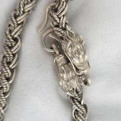 強力なドラゴンのネックレス シルバー９２５の画像