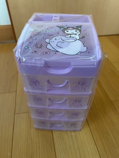 新品☆クロミ4段チェスト