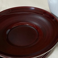 【美品】ピエールバルマン　茶托付き湯呑みの画像