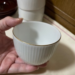 【美品】ピエールバルマン　茶托付き湯呑みの画像