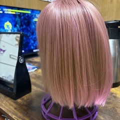 新品！ピンクショートボブウイッグの画像