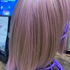 新品！ピンクショートボブウイッグの画像
