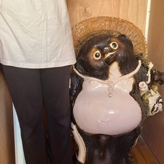 常滑焼 たぬき 置物 の画像