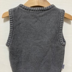 ELLE ベビーベスト グレー 90cmの画像