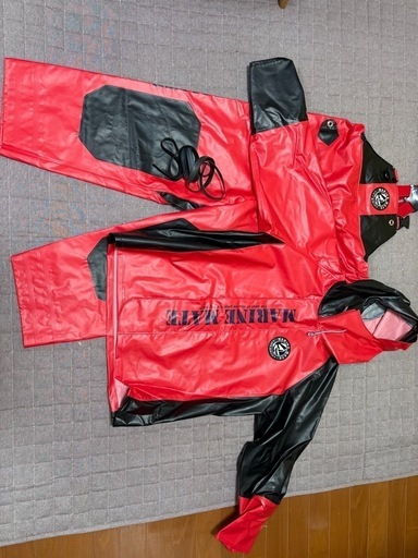 新素材 水産合羽マリンメイトHYBRID上下セット！！