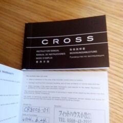 CROSS 時計　空き箱　説明書の画像