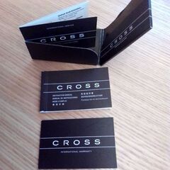 CROSS 時計　空き箱　説明書の画像