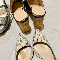 レディース サンダル パンプス 24.5cm まとめ売りの画像