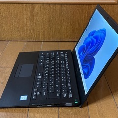SONY VAIO 13.3型ノートPC ！SSD256GB メモリ4GB★Core i3-6100U Webカメラ Win11 MS Office 2021★②中古美品★ の画像