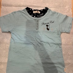水色 プリンセスキャット Tシャツ M