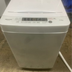 万代店　美品　縦型全自動洗濯機 洗濯5.5kg 上開き ハイセンス HW-K55E 22年製 家電 洗濯機