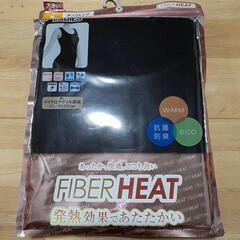 新品未開封　３Lサイズ　タンクトップ　黒色　ファイバーヒート