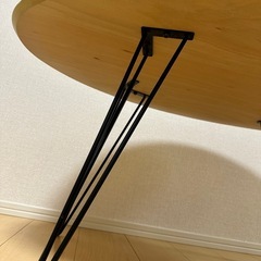 【お譲り先決定】木製ローテーブルの画像