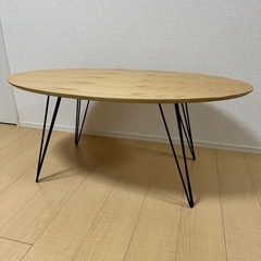 【お譲り先決定】木製ローテーブルの画像