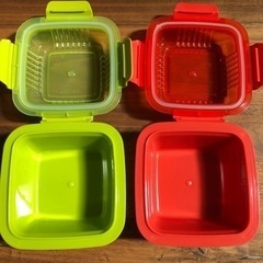 値下げ)アラジン弁当箱2個セットの画像