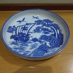 中皿 亀
宝船松の木白鷺の飾り絵 
縁起物