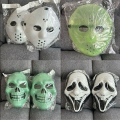 ハロウィン　マスク　16セット コスプレ イベント 仮装パーティ